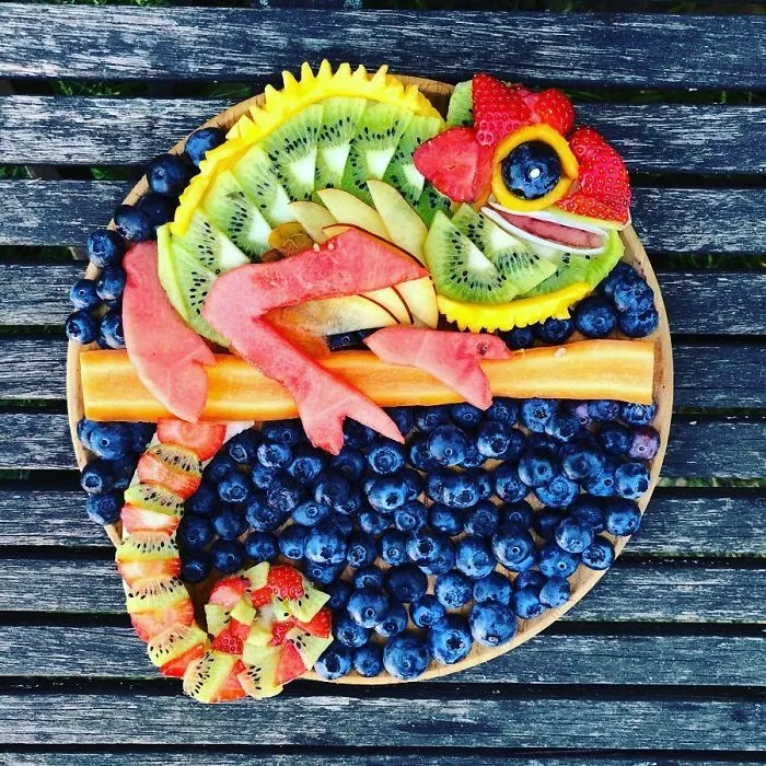 I Turn Food Into Art To Make My Sons Eat More Fruit And Veggies (70 Pics)