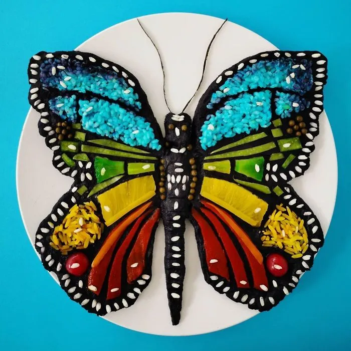 Kids Encourage Their Mom To Post Her Food Art On The Internet, And She Goes Viral (30 Pics)