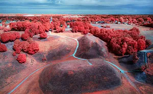 21 Otherworldly Photographs I Captured Using A Drone And An Infrared Camera