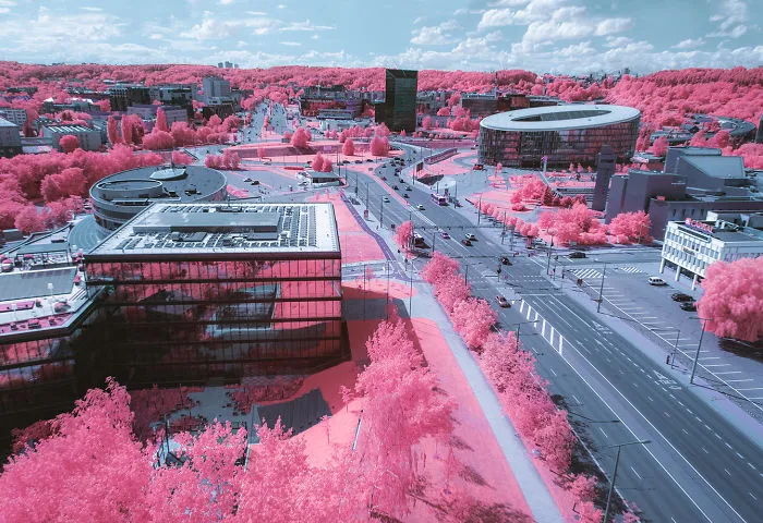 21 Otherworldly Photographs I Captured Using A Drone And An Infrared Camera