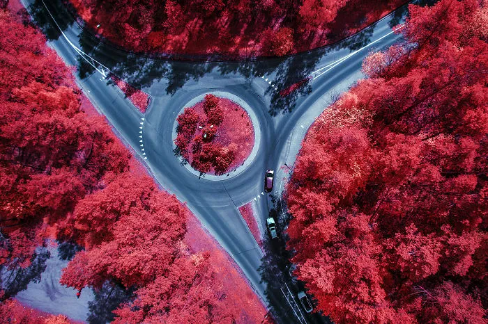 21 Otherworldly Photographs I Captured Using A Drone And An Infrared Camera