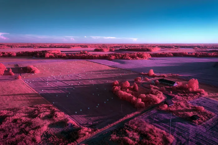 21 Otherworldly Photographs I Captured Using A Drone And An Infrared Camera