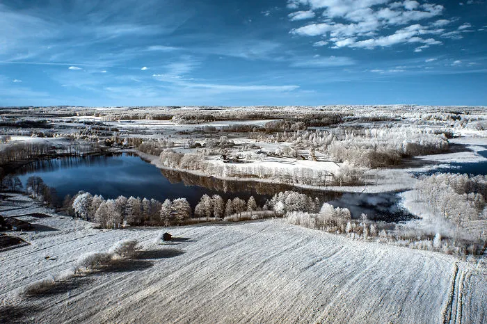21 Otherworldly Photographs I Captured Using A Drone And An Infrared Camera