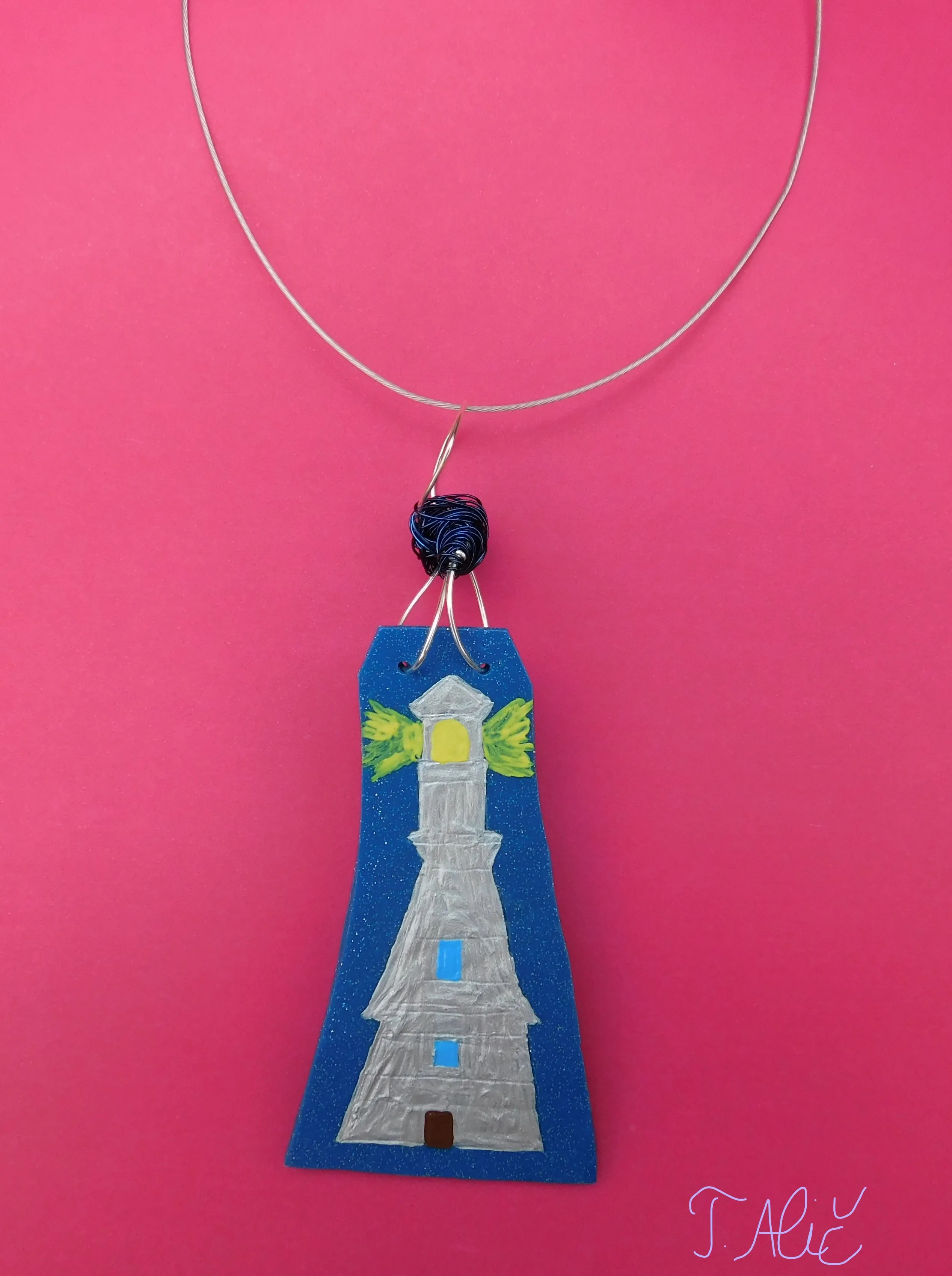 Handmade Necklace: Lighthouse