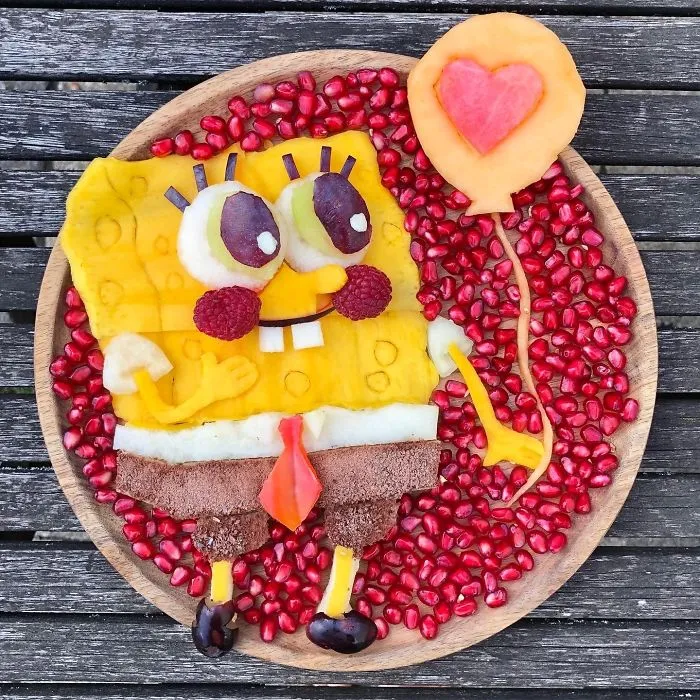 I Turn Food Into Art To Make My Sons Eat More Fruit And Veggies (70 Pics)