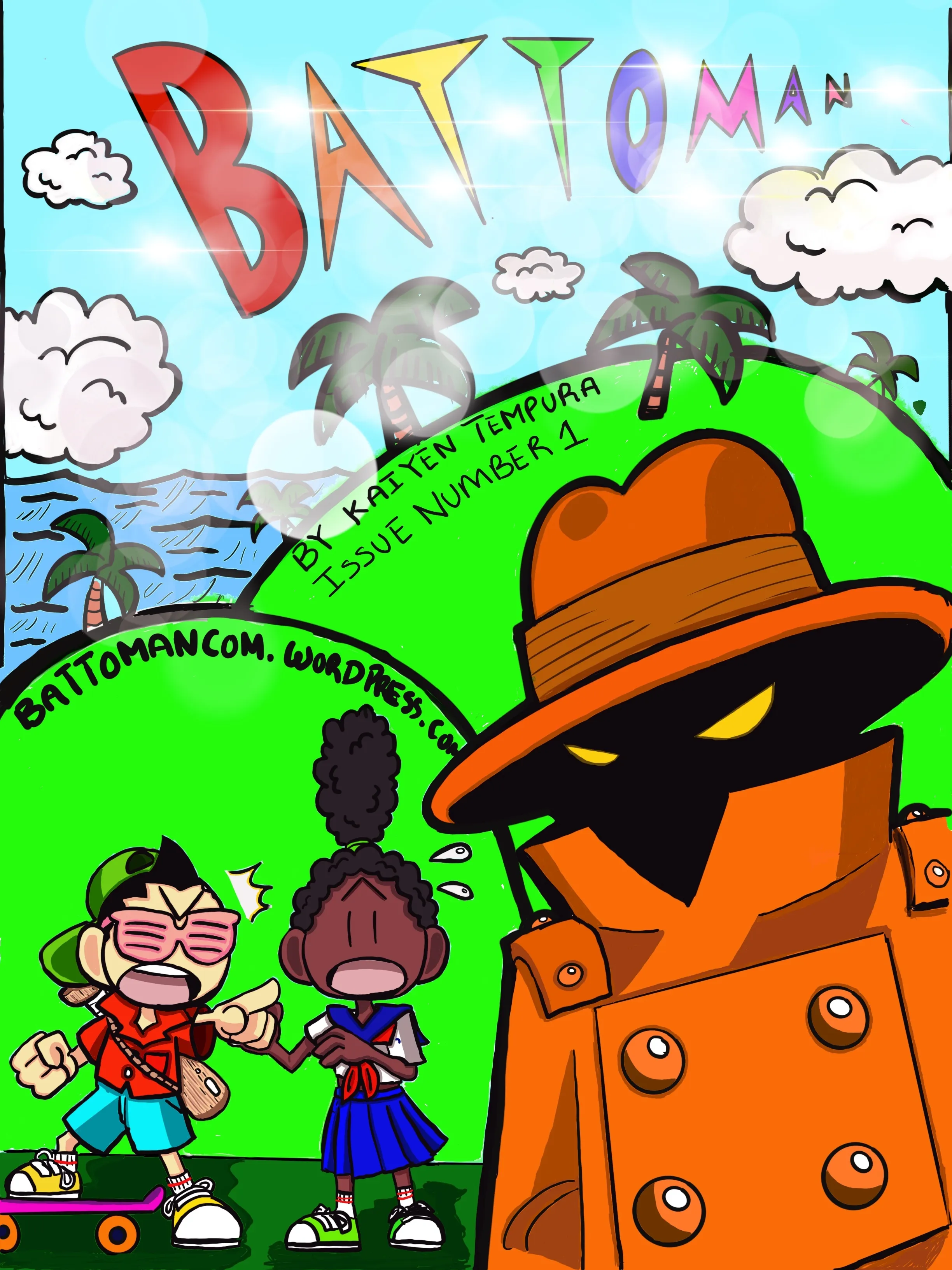 Issue One, Part One, Of My New Webcomic, Battoman!!!!!