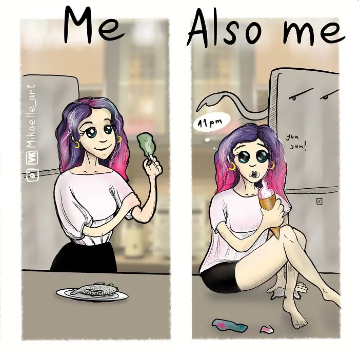 Every Girl Understands This Me/Also Me And The Fridge Thing