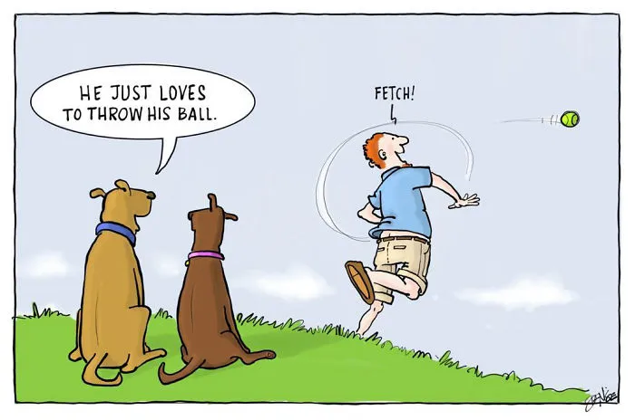 I Illustrate The Life And Secret Thoughts Of Dogs (18 Comics)