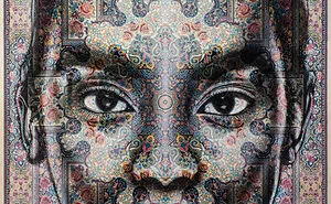 I Use Traditional Persian Rugs As Canvas To Spray-Paint Female Portraits (61 Pics)