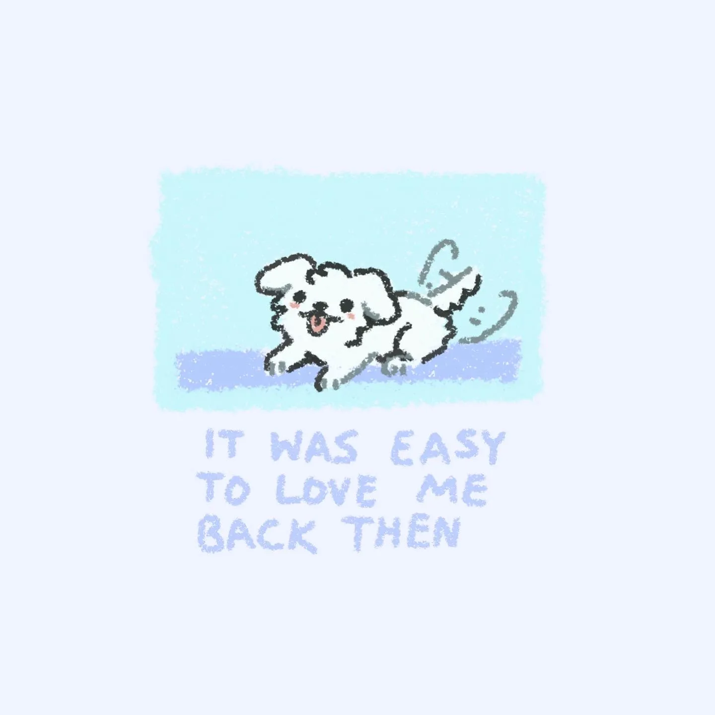 I Draw About Life With My Dog Who Passed Away This Year