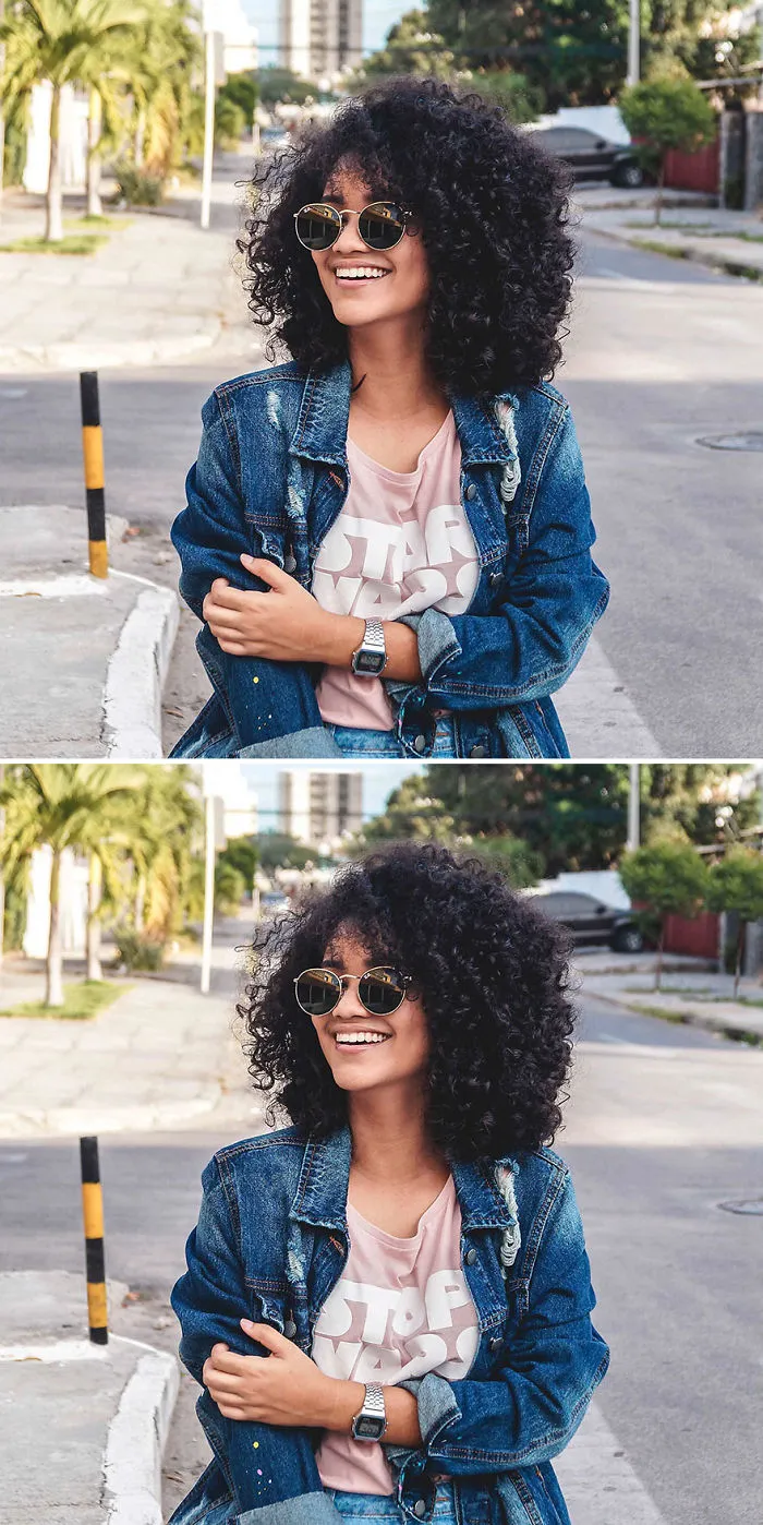Smiling Woman (12 Differences)