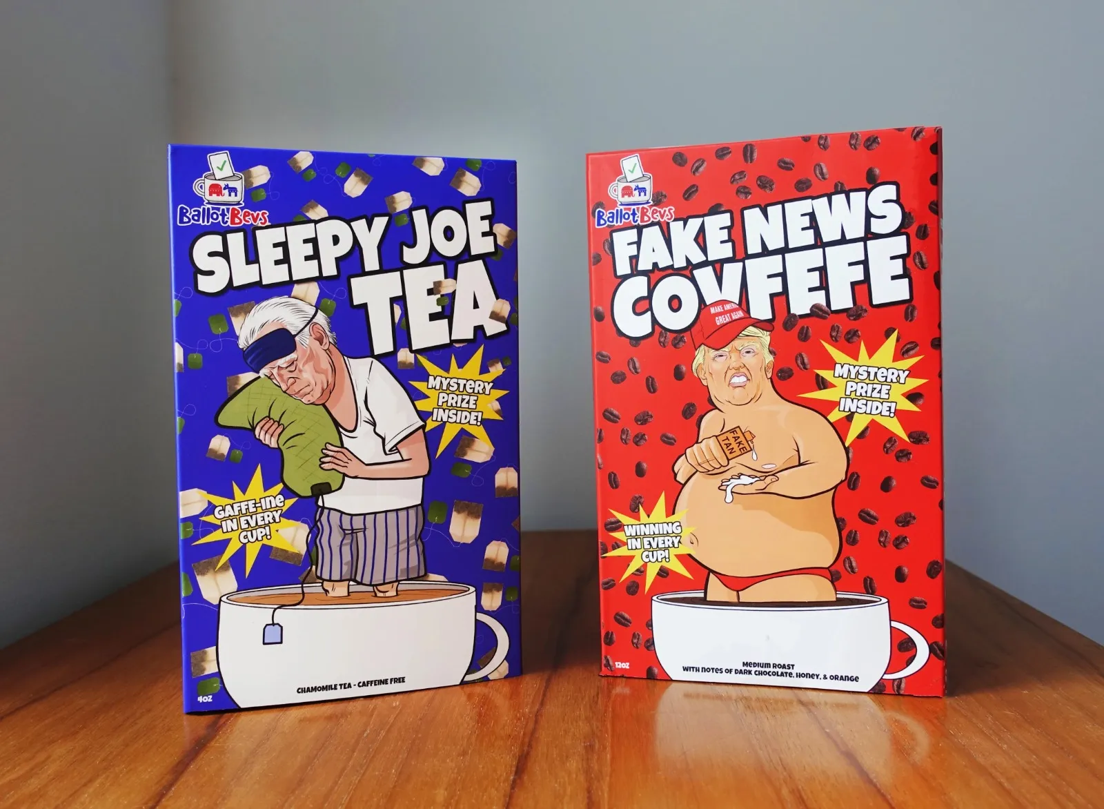 People Are Loving These Hilarious Collectible, Election-Themed Trump And Biden Boxes