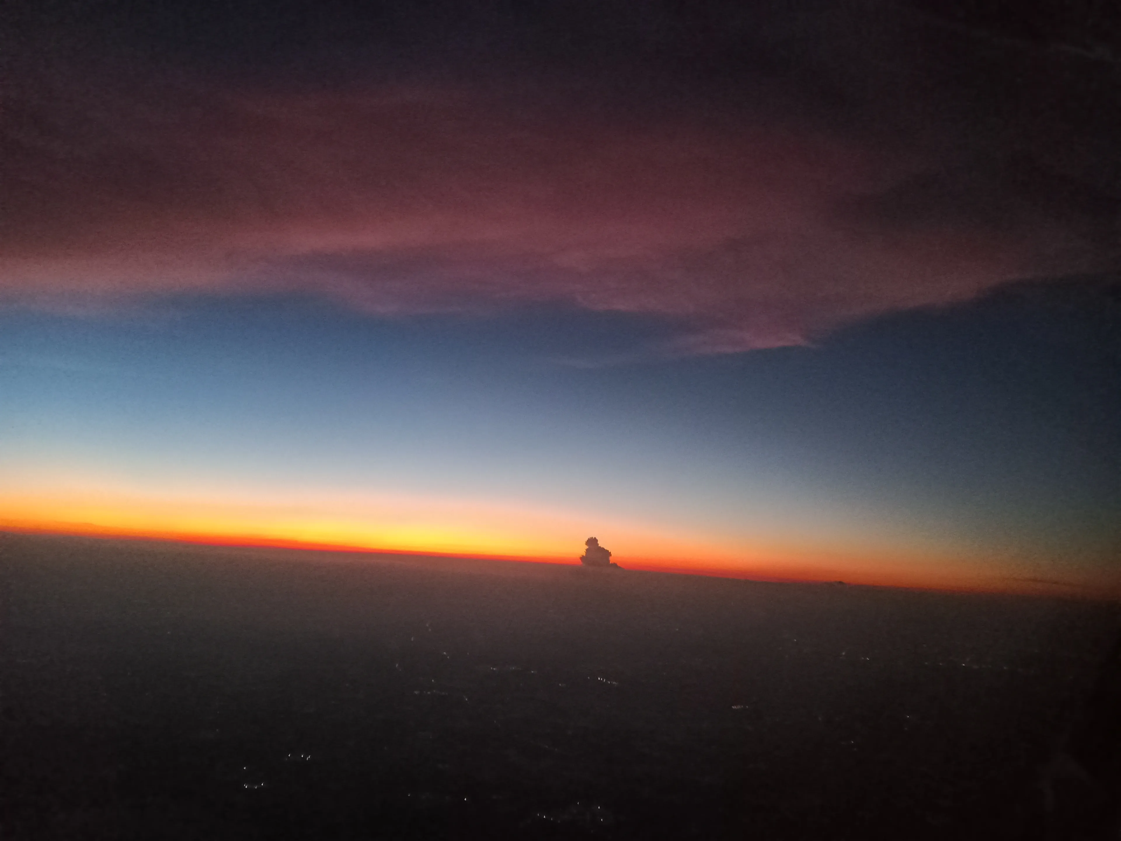 Colorful Sky - 30000 Feet High