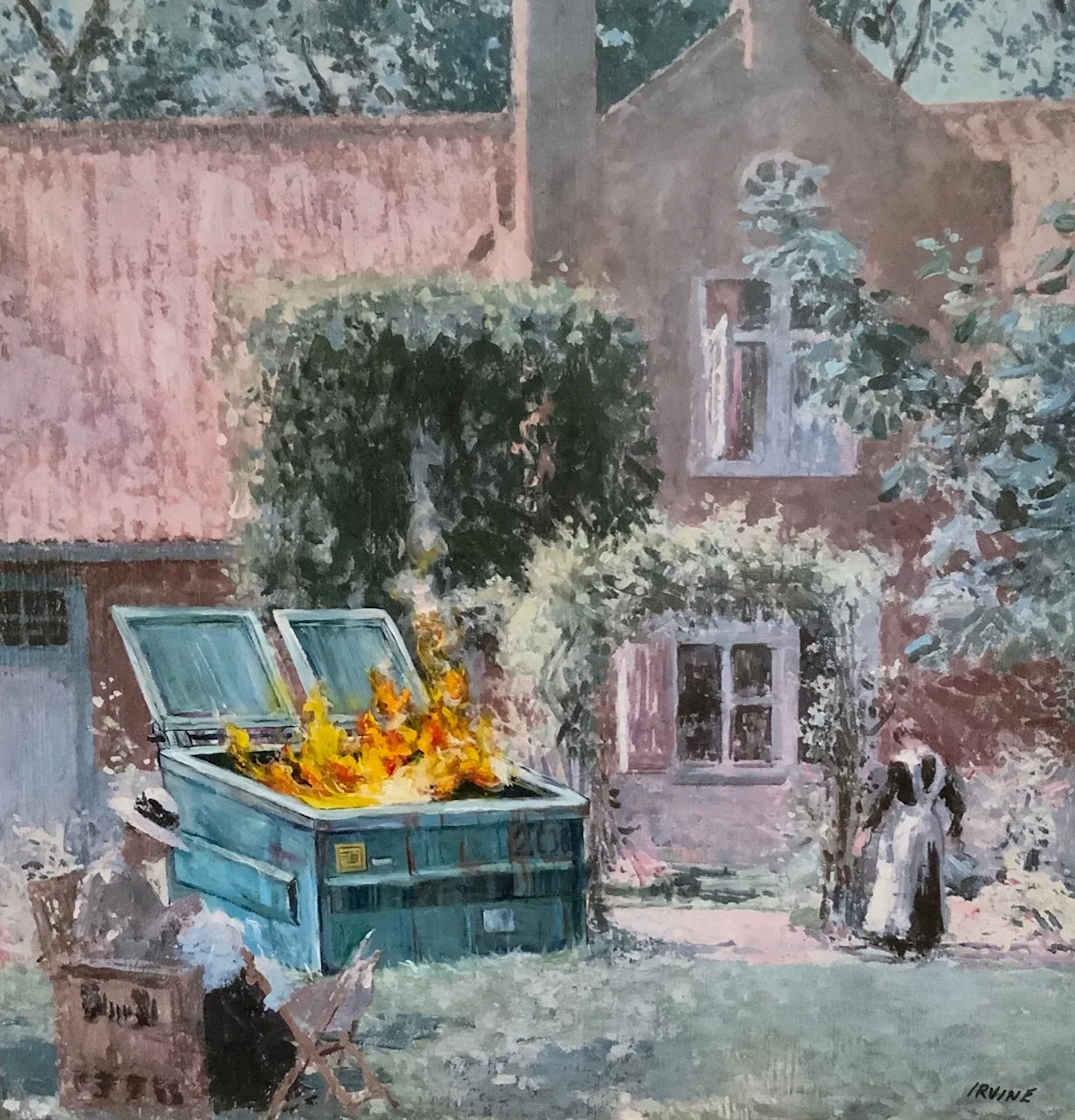 Redirected Thrift Store Paintings Featuring The Year 2020