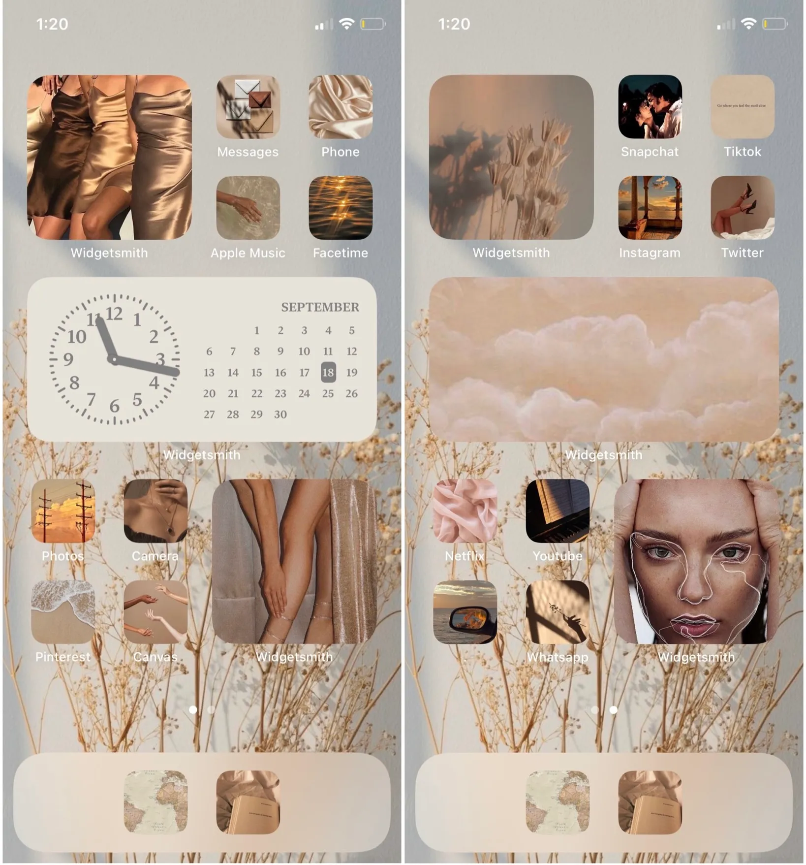 I Compiled A List Of My Favourite iOS14 Home Screen Makeovers From Twitter (40 Images)