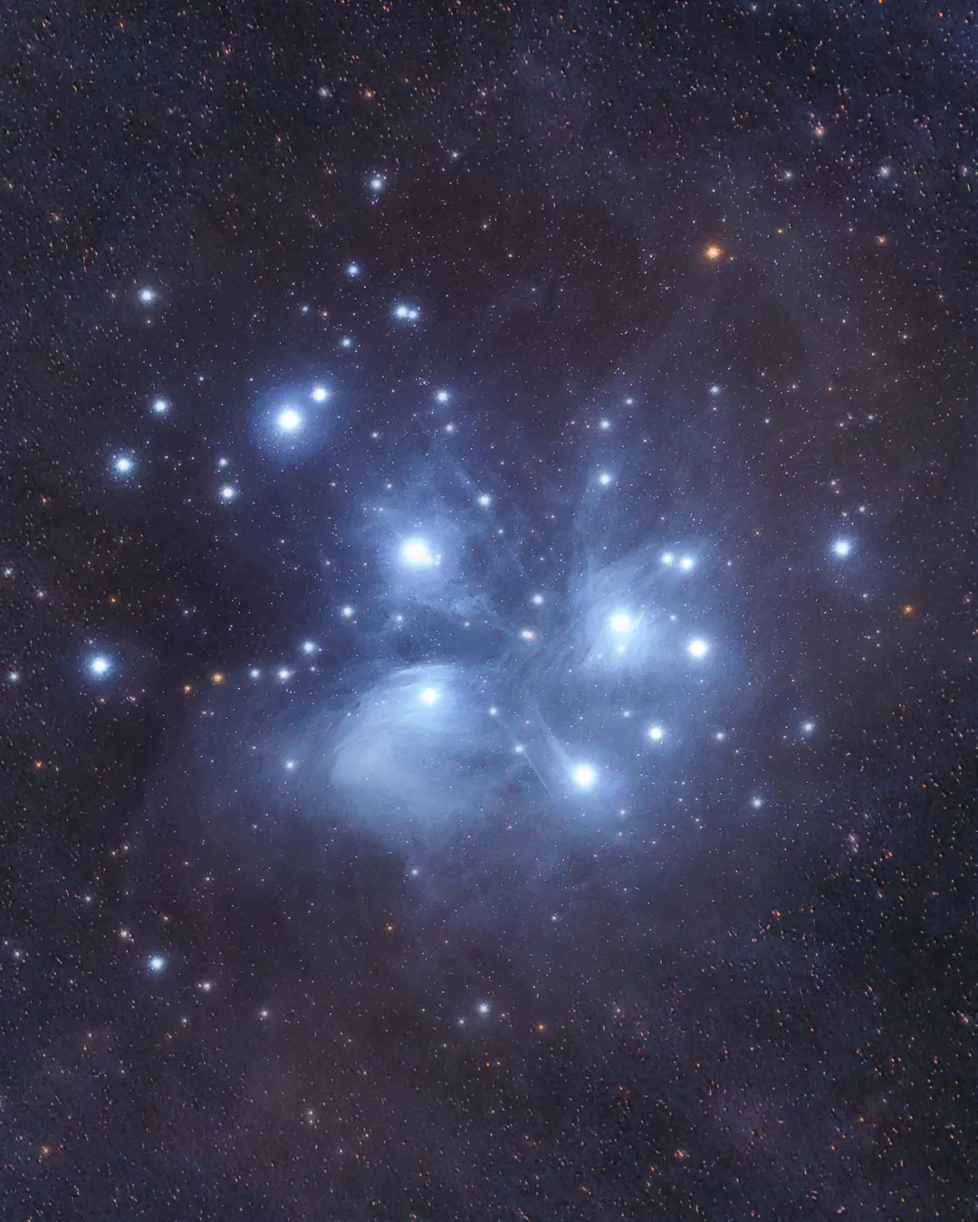 I Captured The Pleiades Star Cluster With My Telescope