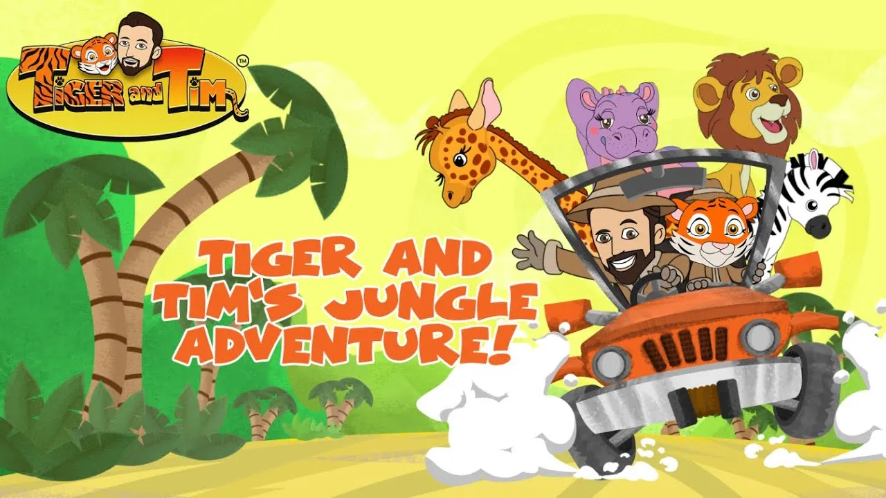 Tiger And Tim’s Jungle Adventure | Learn Jungle Animals | Educational Videos | Wild Animals For Kids