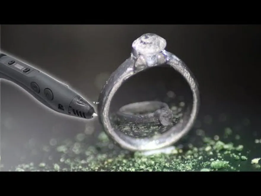 DIY Diamond Ring? Is It Possible | 3D Pen