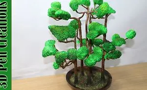 3D Pen Creations Bonsai Tree