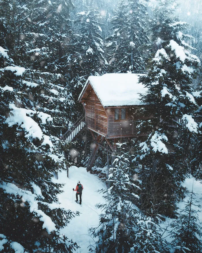 Snowshoeing