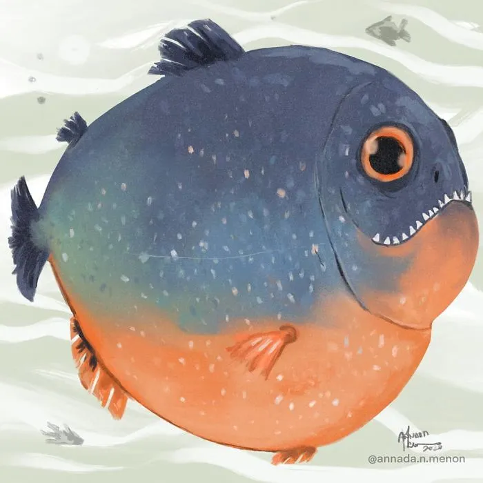 31 Ilustraciones de animales bien regordetes que te parecerán adorables