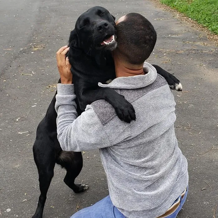 Este cartero se hace selfies con todos los animales que conoce mientras trabaja (30 fotos)