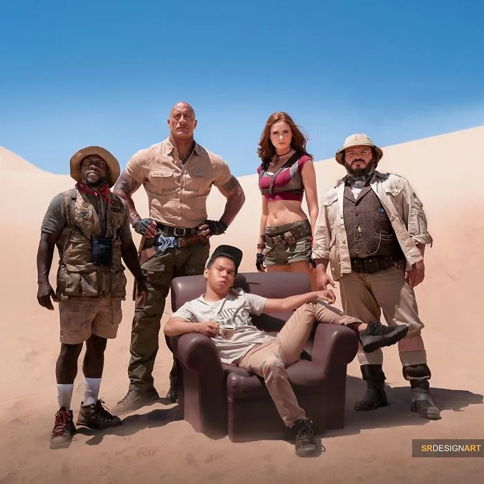 This Guy Photoshops Himself Into Movie Scenes And Celebrity Photos (30 New Pics)