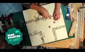 I Spent 3 Weeks Them Make Game Mat Handmade Prototype For Battlepack Project. Play Well Anywhere.