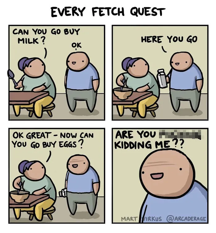 Every Fetch Quest Ever