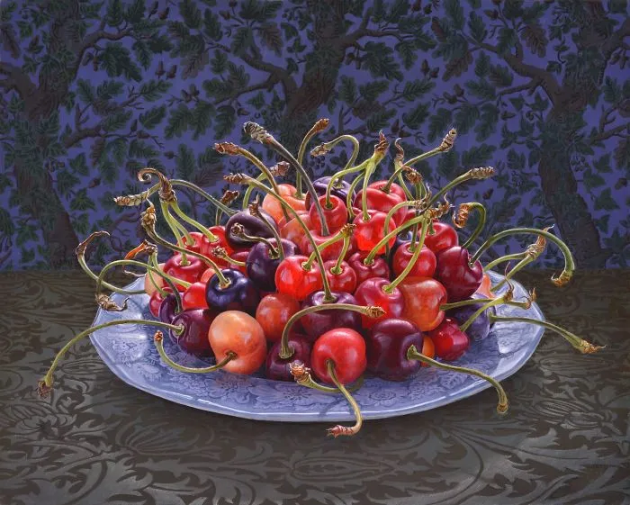Cherries (16 x 20, Oil On Panel, 2020)