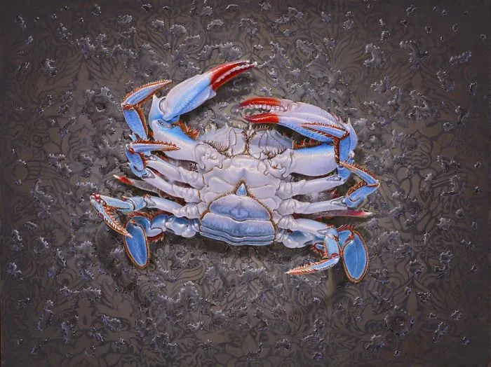 Blue Crab (12 x 16, Oil On Panel, 2020)