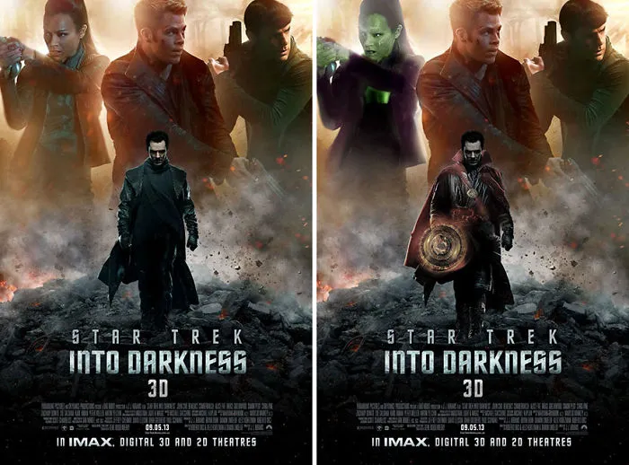 Doctor Strange And Gamora In Star Trek