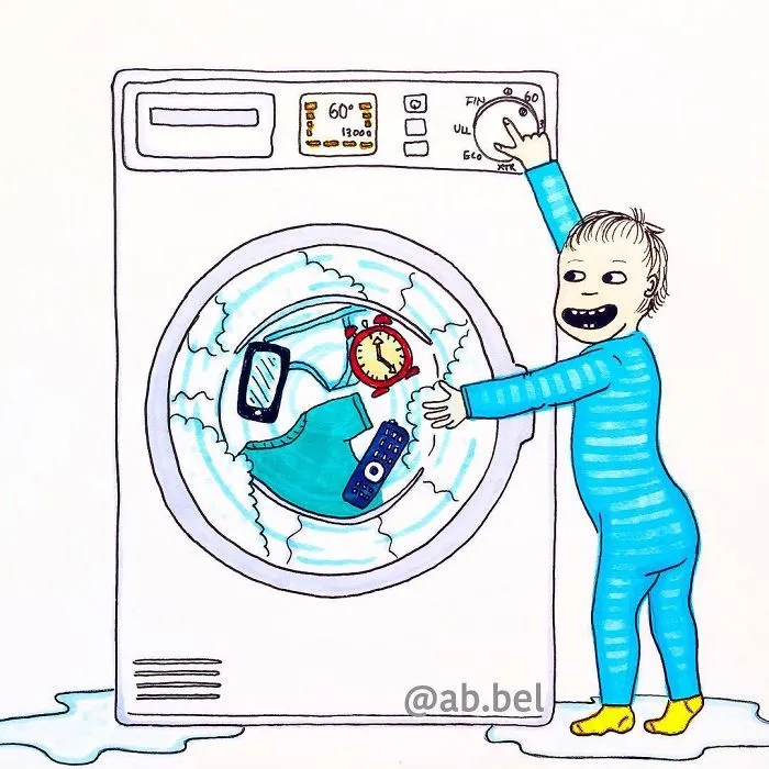 Esta madre noruega muestra la auténtica maternidad sin censuras con 30 ilustraciones