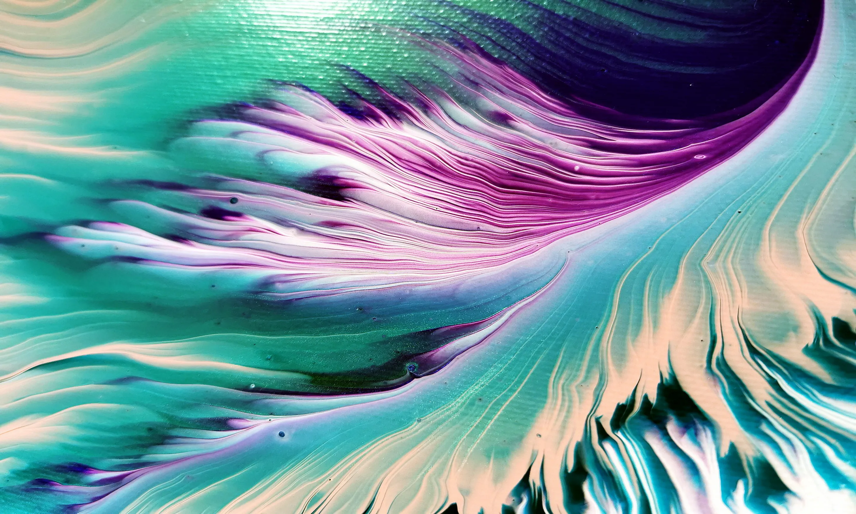 Split Cup Kiss Pour ~ Acrylic Pour Painting ~ Step By Step ~ Paint #withme