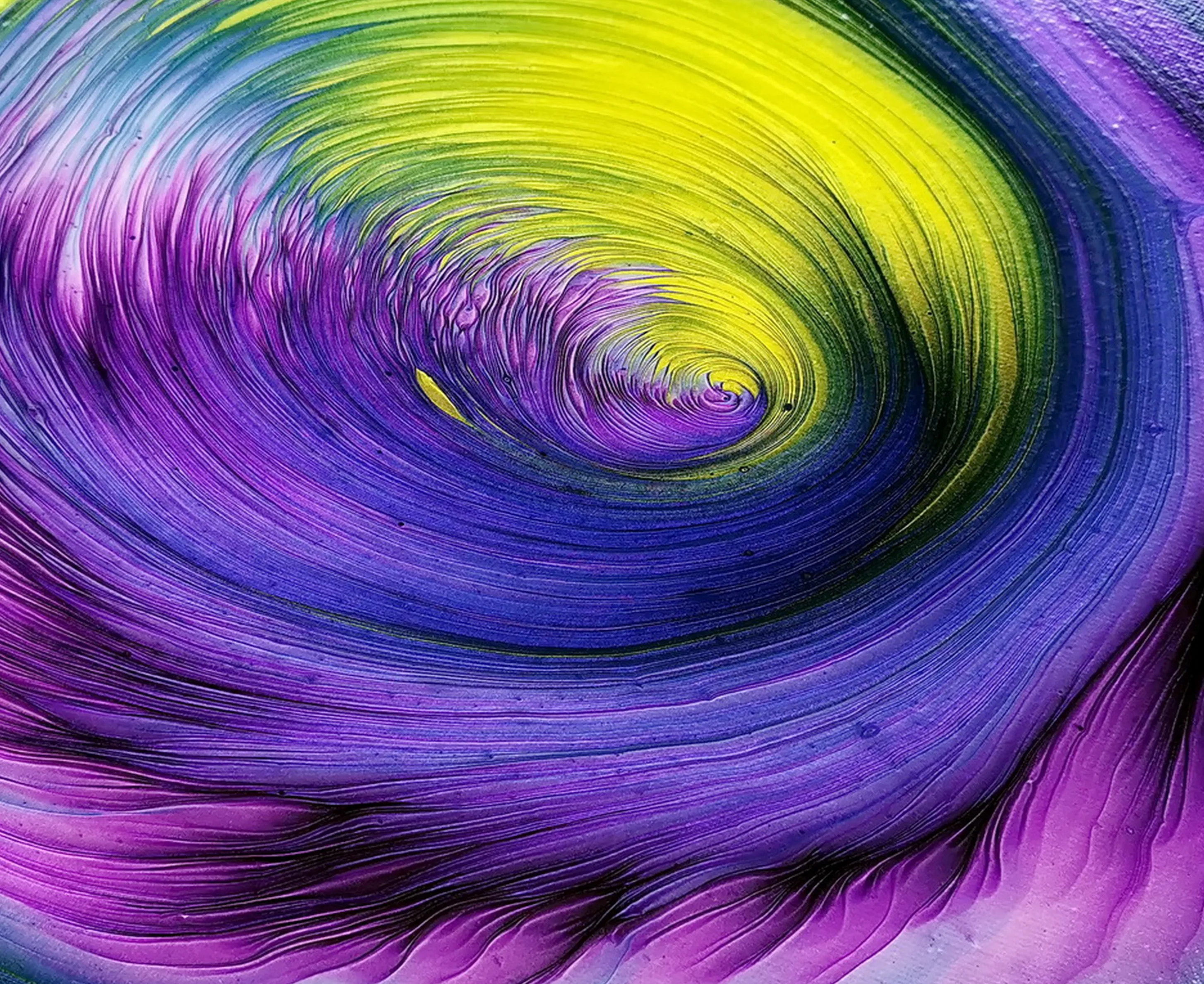 Split Cup ~ Arteza Iridescent Acrylic Paints Review ~ Straight Pour On Round Canvas