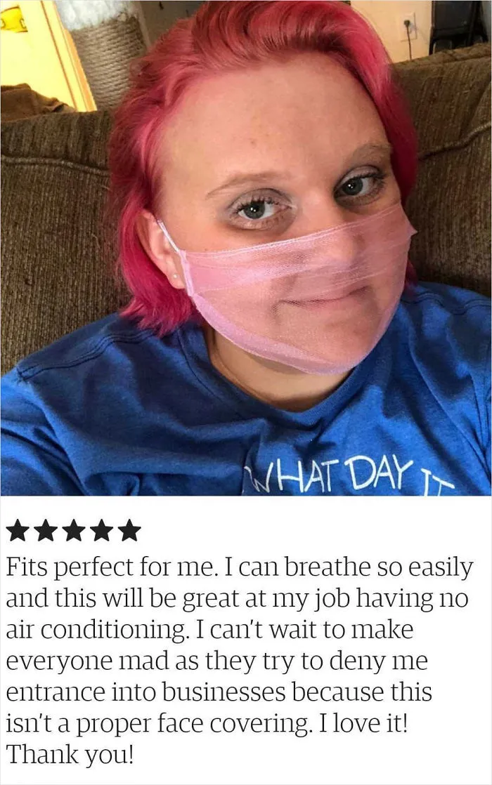 "How Are Americans This Embarrassing": 30 People Loving "Breathable" Face Masks On Etsy That Offer No Protection From Covid-19