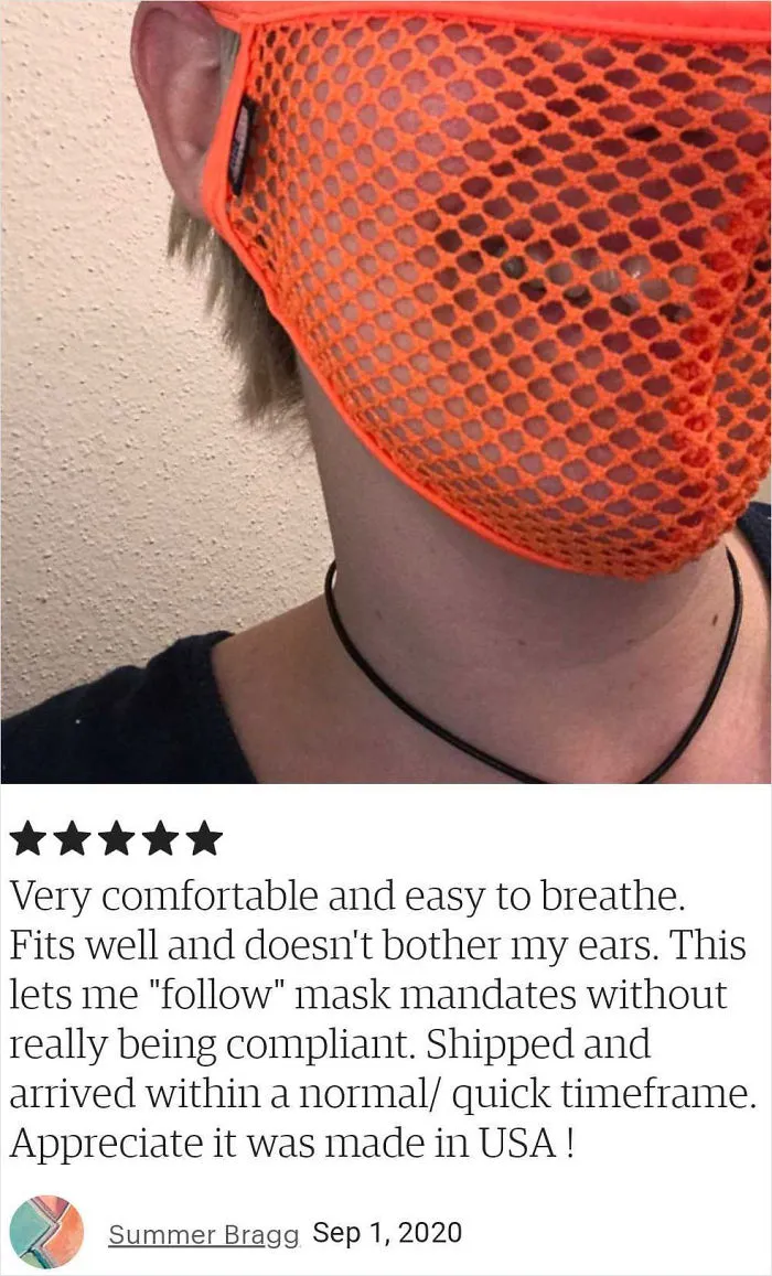 "How Are Americans This Embarrassing": 30 People Loving "Breathable" Face Masks On Etsy That Offer No Protection From Covid-19