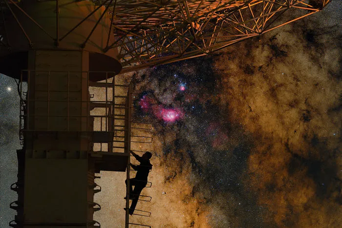 People And Space Runner Up - 'Observe The Heart Of The Galaxy' By Tian Li