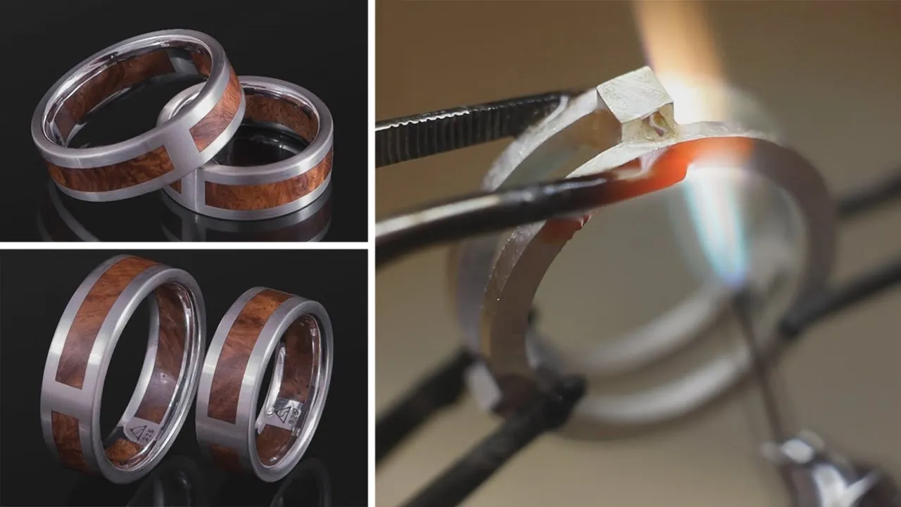 Handcrafting The 'Silva Fenestra' Ring Out Of Amboyna Wood And Sterling Silver