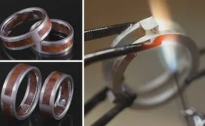 Handcrafting The 'Silva Fenestra' Ring Out Of Amboyna Wood And Sterling Silver