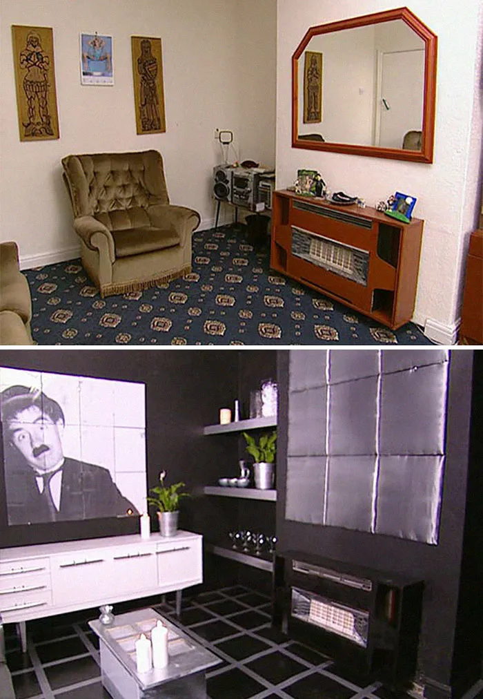"Very Strong Black And White Themed" Room