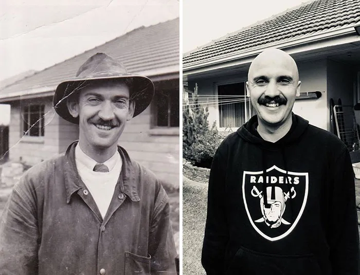 My Friend And His Grandpa, 65 Years Apart