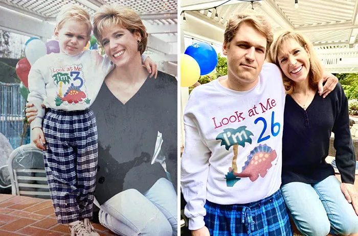 Recreated My Mom’s Favorite Photo Of Us For Mother’s Day