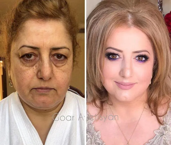 30 Increíbles transformaciones gracias al maquillaje que demuestran que “toda mujer es una estrella de Hollywood” (Nuevas fotos)