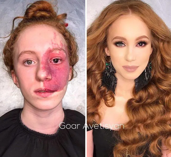 30 Increíbles transformaciones gracias al maquillaje que demuestran que “toda mujer es una estrella de Hollywood” (Nuevas fotos)
