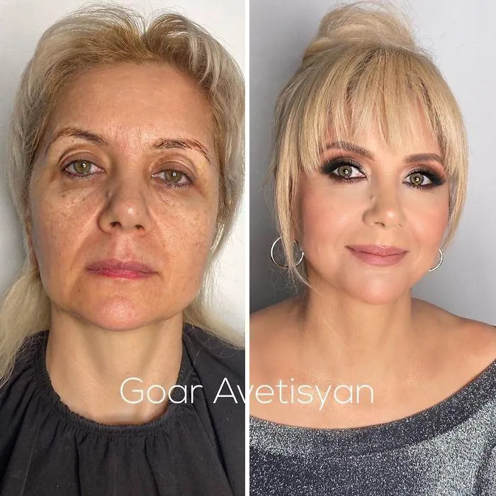 30 Increíbles transformaciones gracias al maquillaje que demuestran que “toda mujer es una estrella de Hollywood” (Nuevas fotos)