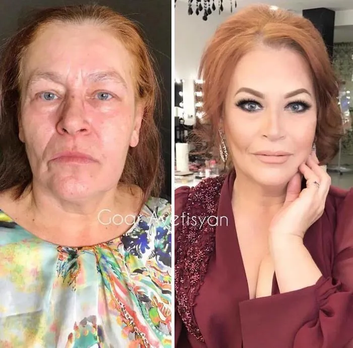 30 Increíbles transformaciones gracias al maquillaje que demuestran que “toda mujer es una estrella de Hollywood” (Nuevas fotos)