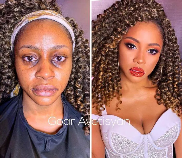 30 Increíbles transformaciones gracias al maquillaje que demuestran que “toda mujer es una estrella de Hollywood” (Nuevas fotos)