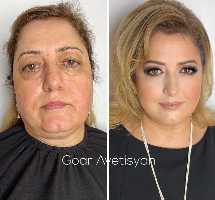 30 Increíbles transformaciones gracias al maquillaje que demuestran que “toda mujer es una estrella de Hollywood” (Nuevas fotos)