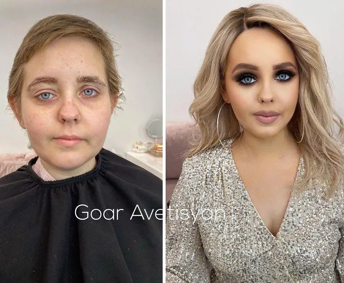 30 Increíbles transformaciones gracias al maquillaje que demuestran que “toda mujer es una estrella de Hollywood” (Nuevas fotos)